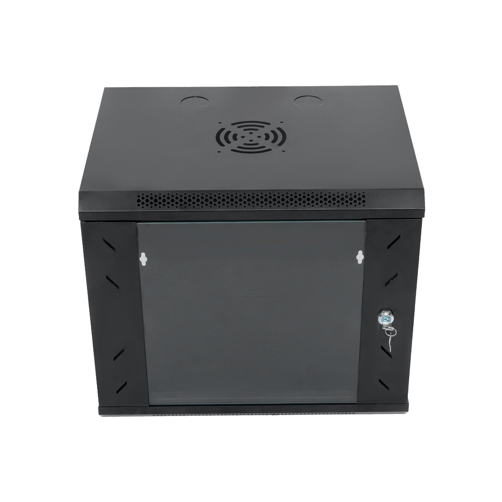 9U Wall Mount Network Server Rack Cabinet Enclosure 15.5'' Deep Door Lock