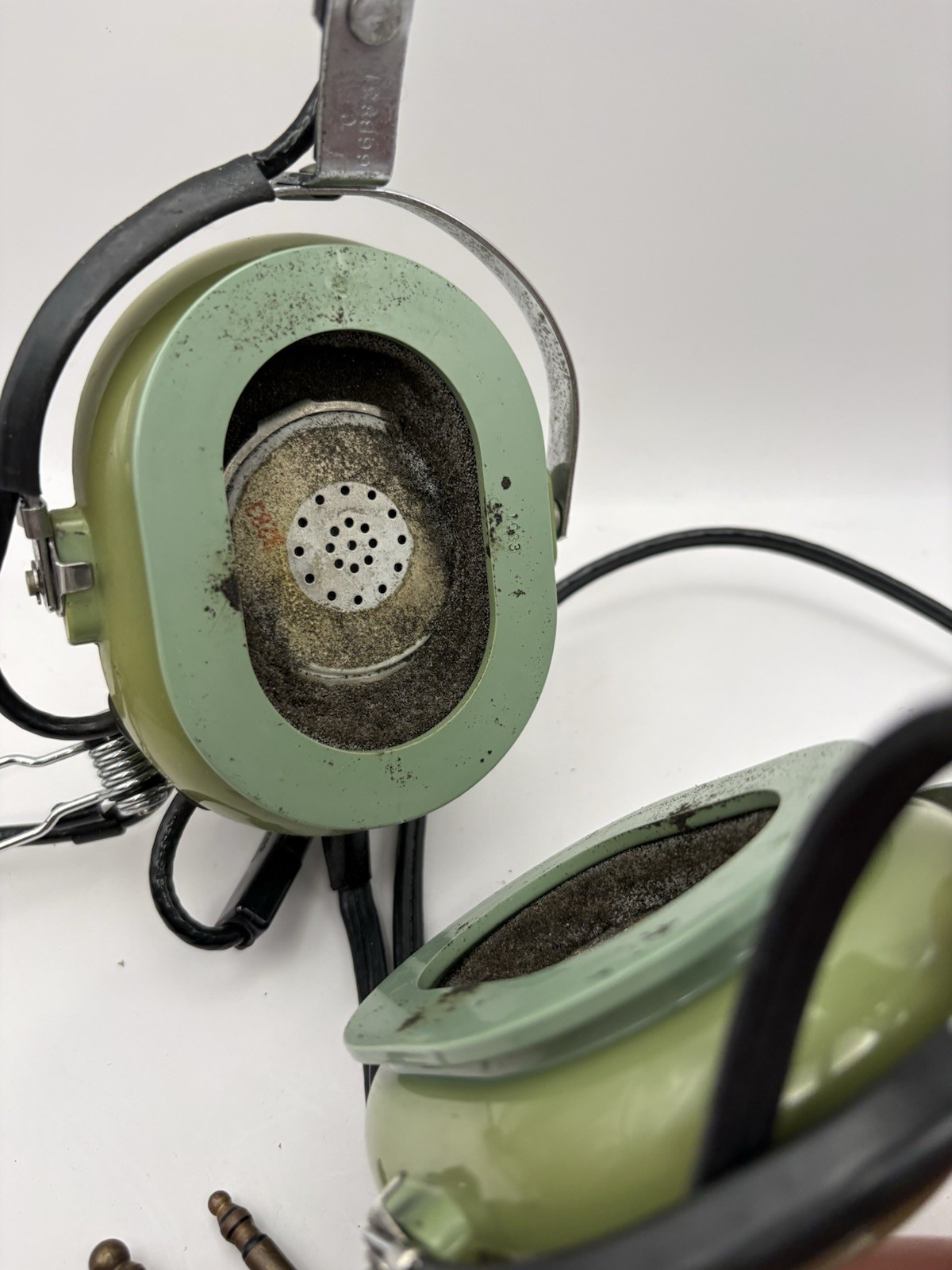 David Clark H10-36 Headset With Attached Mic Not Tested