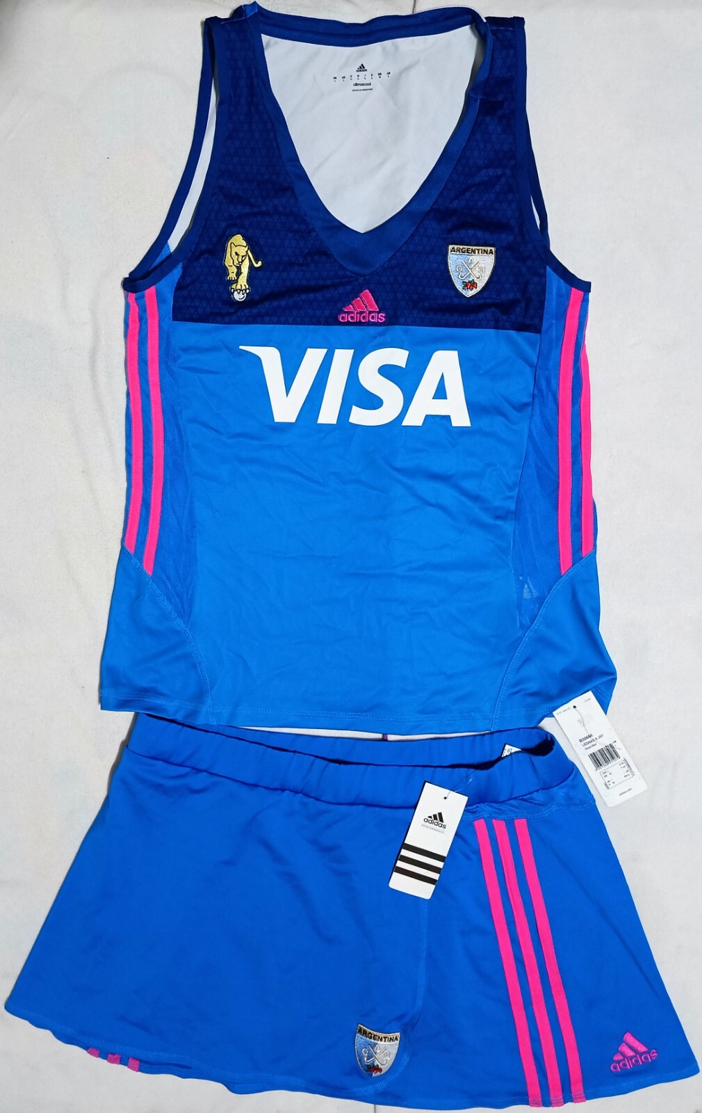 Adidas Hockey Argentina las Leonas women's Jersey and skirt set  2016/2018