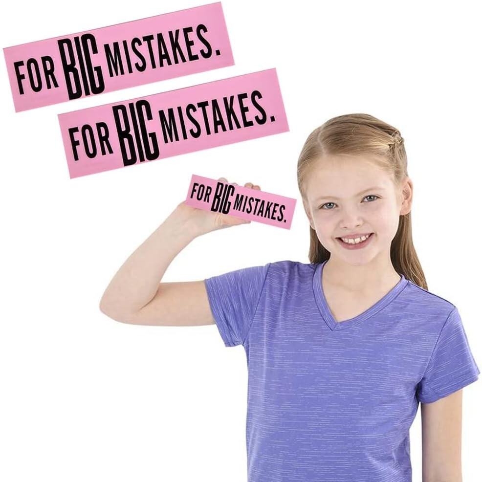 Big Eraser For BIG Mistakes - Novelty Eraser Gag That Can Be Used by Toy Network