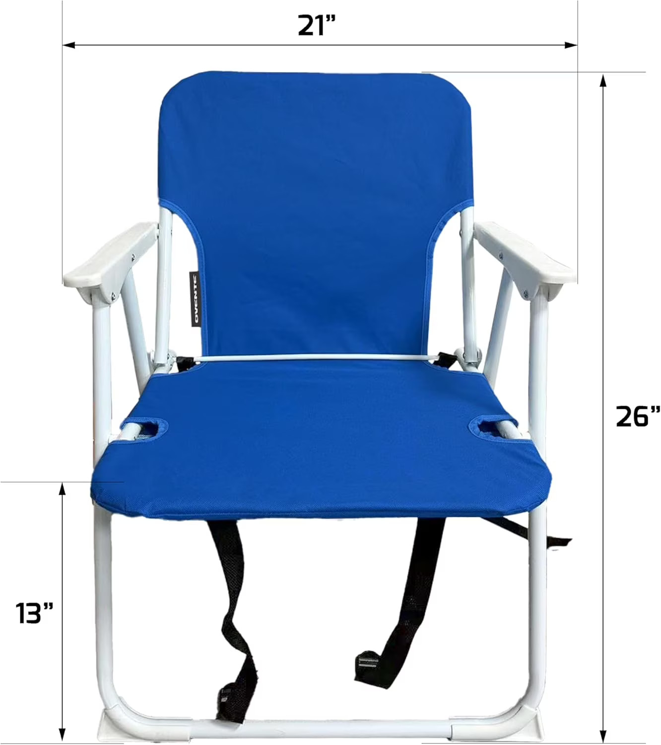 OVENTE Portable Camping Chair - Folding Backpack Chair with Ergonomic Seating
