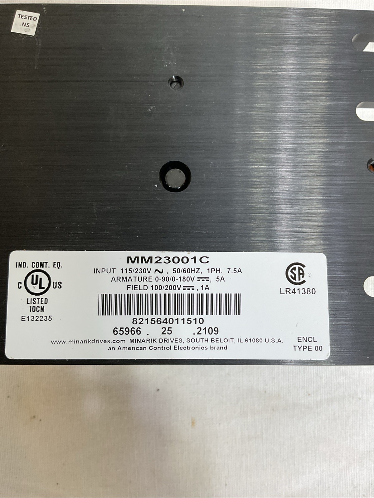 Minarik MM23001C DC Motor Speed Controller Original New