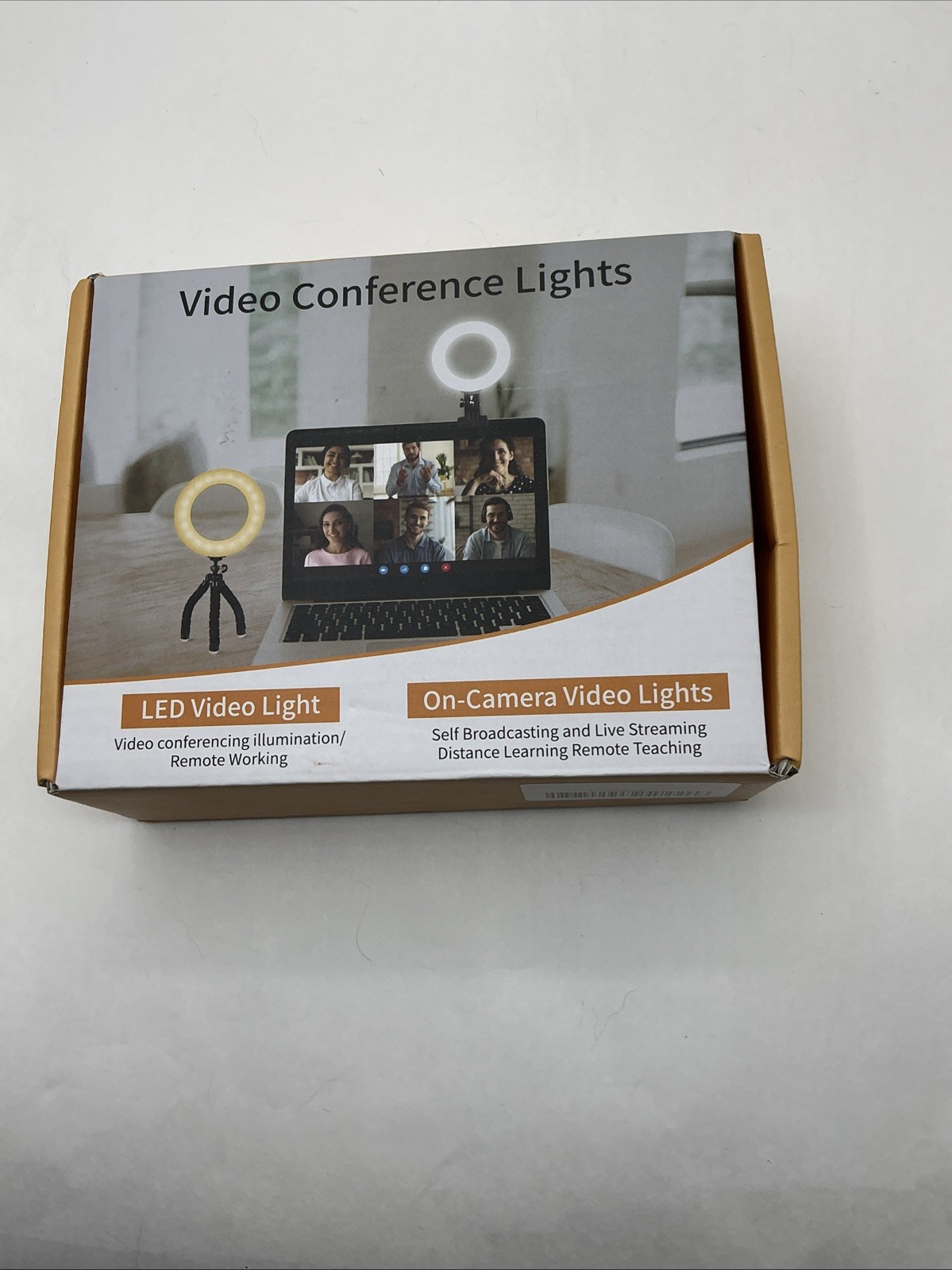 Cyezcor Video Conference Lighting Kit,Ring Light for Monitor Clip On,Remote work