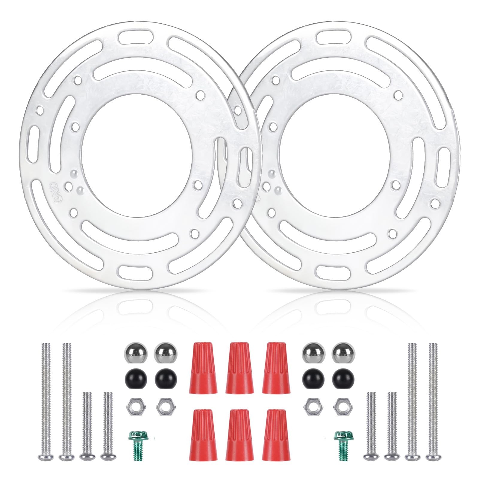 Teemyaa 2 Pack Light Fixture Mounting Brackets, Ceiling Light Mounting Plate,...