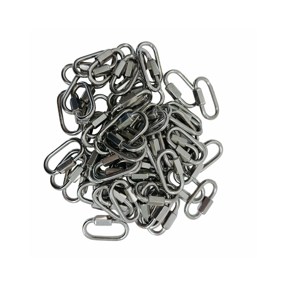 BULK DISCOUNT 20 Pcs 1/4" Stainless Steel 316 Quick Link Shackle 1,200 LBS WLL
