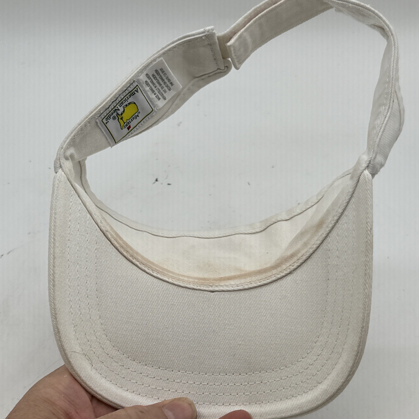 Masters 2020 Golf Visor White Pink Embroidered Adjustable American Needle