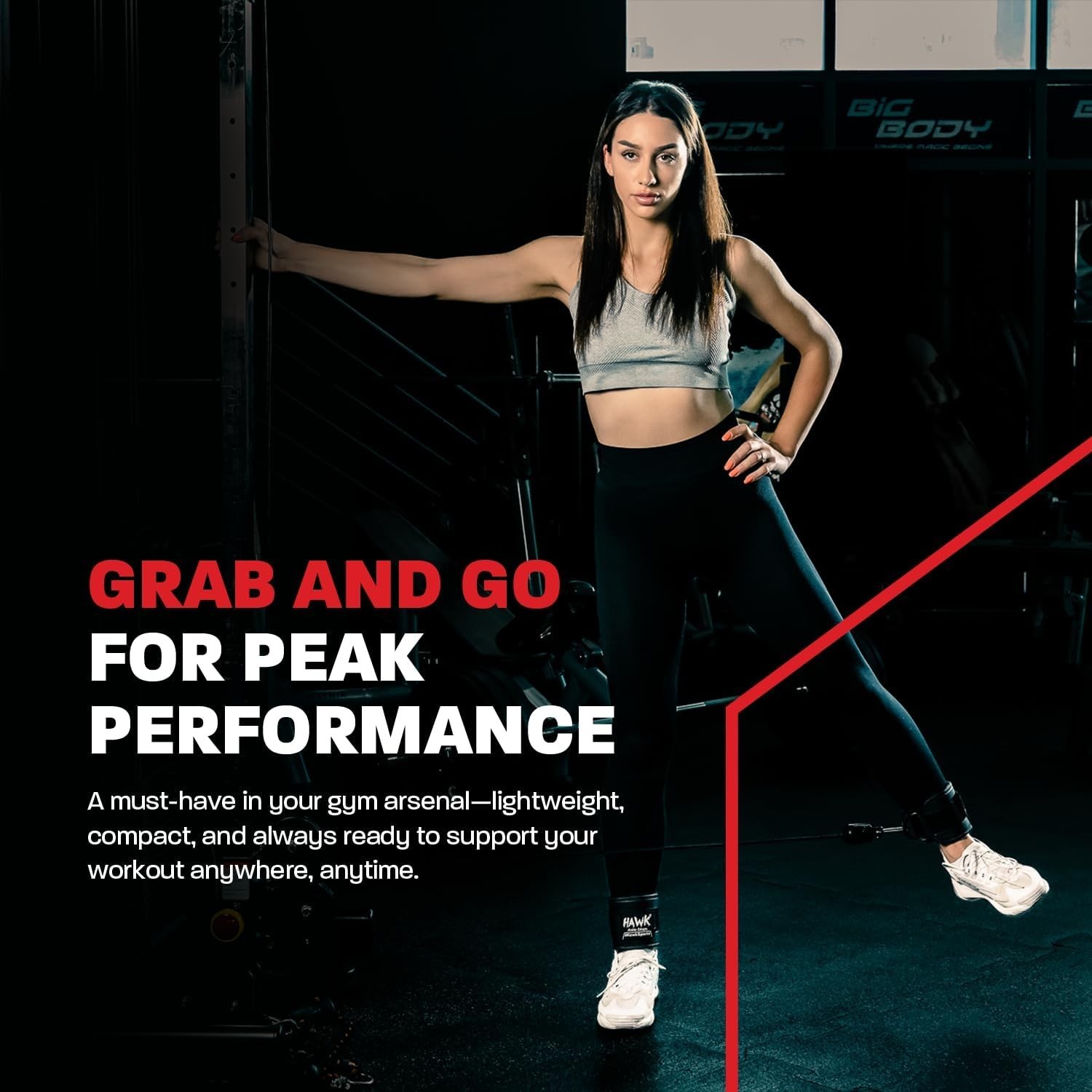 Adjustable Glute Kickback Ankle Straps for Enhanced Lower Body Strength Training