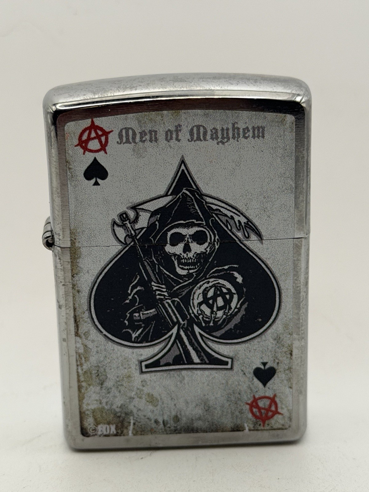 2017 Sons Of Anarchy Zippo Lighter Men Of Mayhem Ace Of Spades New
