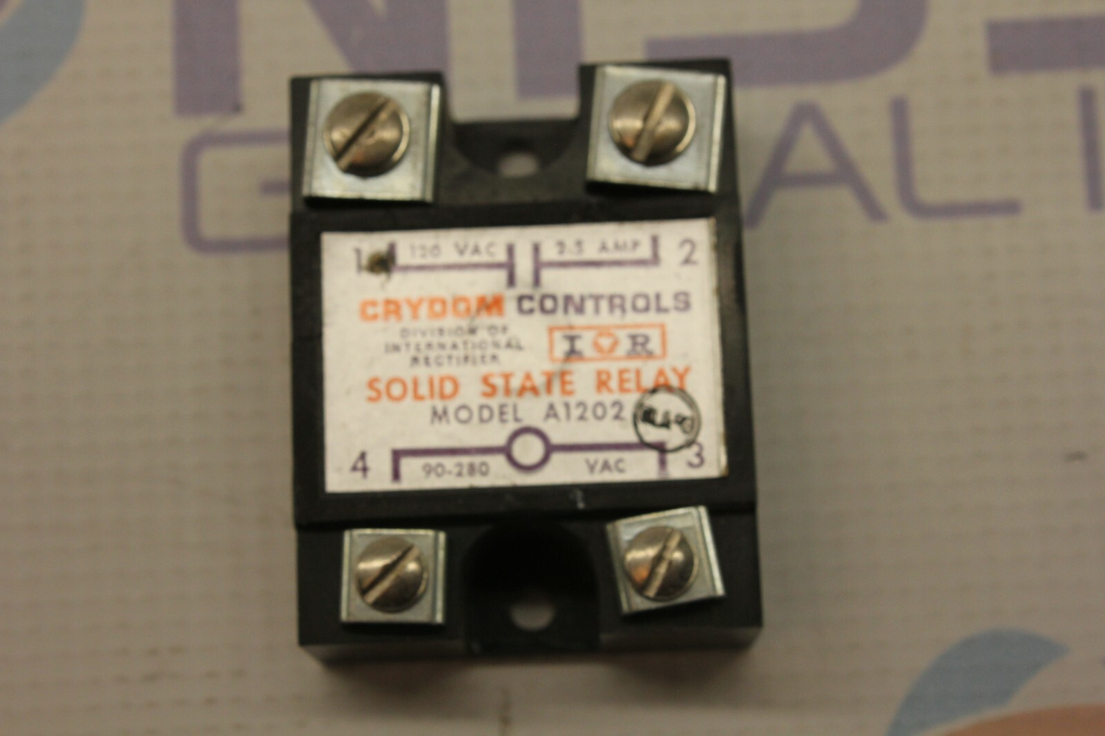 Crydom A1202 2.5 Amp Solid State Relay