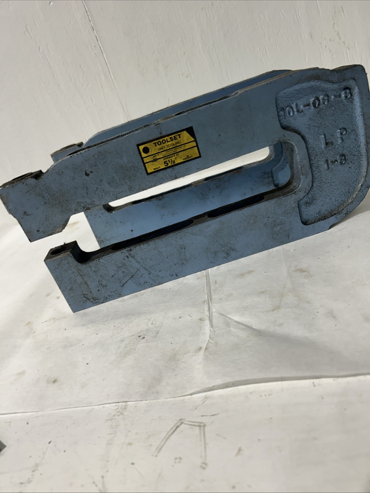 C Frame Punches Toolset Unit Tooling 5-1/2” Height 10L-06-8