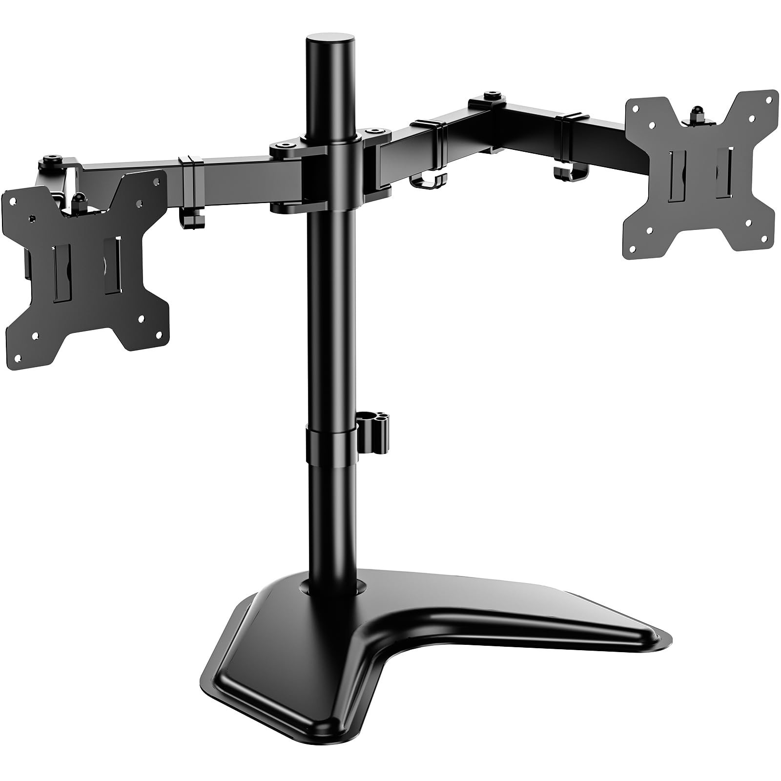 WALI Dual Monitor Stand for Desk, Monitor Stands for 2 Monitors up to 27 inch...