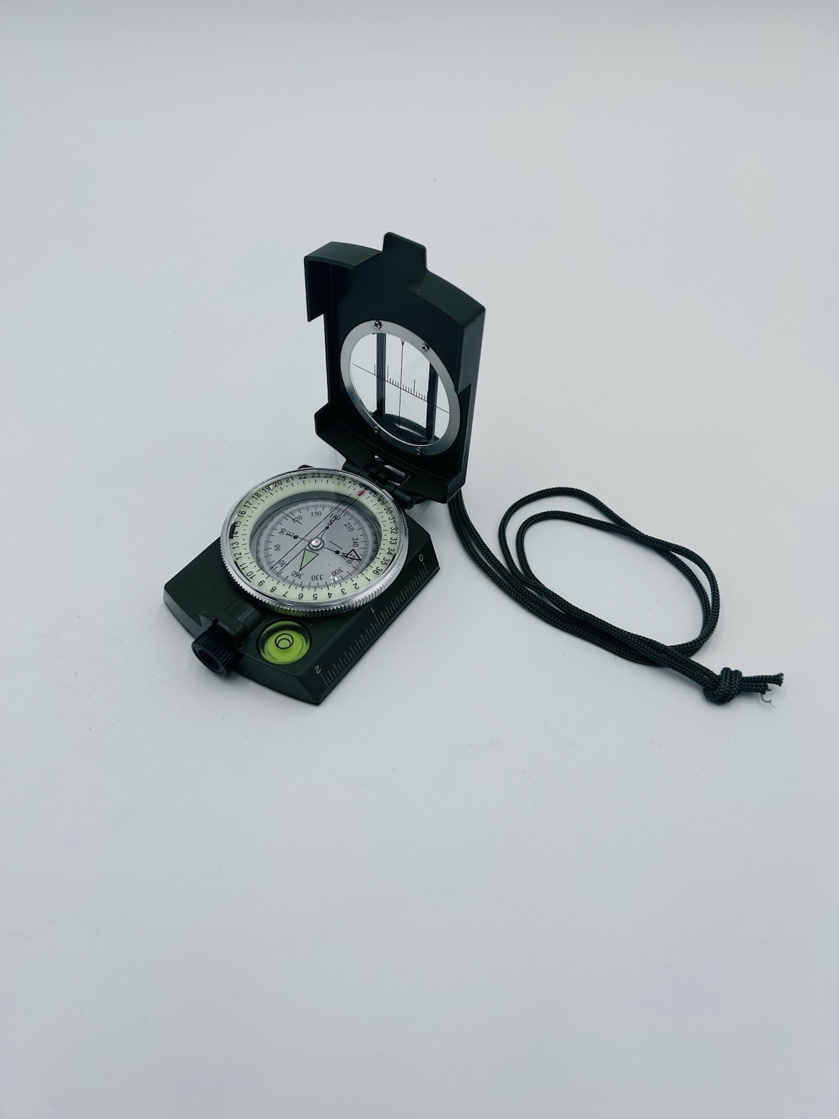 Sportneer Military Lensatic Sighting Camping Compass ( NO CARRY CASE) NOS