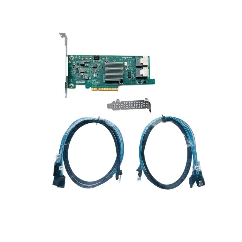 INSPUR 6Gbps HBA LSI (9207-8I) FW:P20 IT Mode ZFS FreeNAS unRAID 2*SFF-8087 SATA
