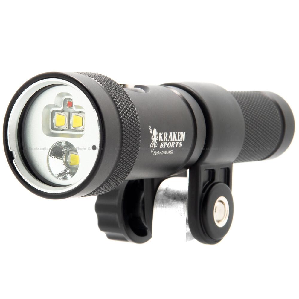Kraken Hydra 1800 WSR Underwater Focus Light Underwater Spot Light Video Wide on