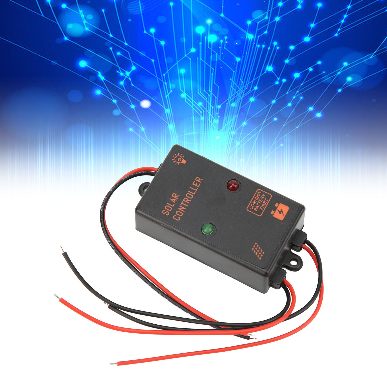Solar Panel Controller IP67 Waterproof 24H Work PWM Controller 5A 6V 12V