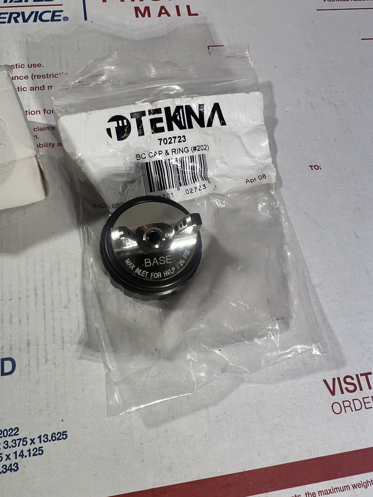 Devilbiss Tekna 702723 BC Cap & Ring (#202)