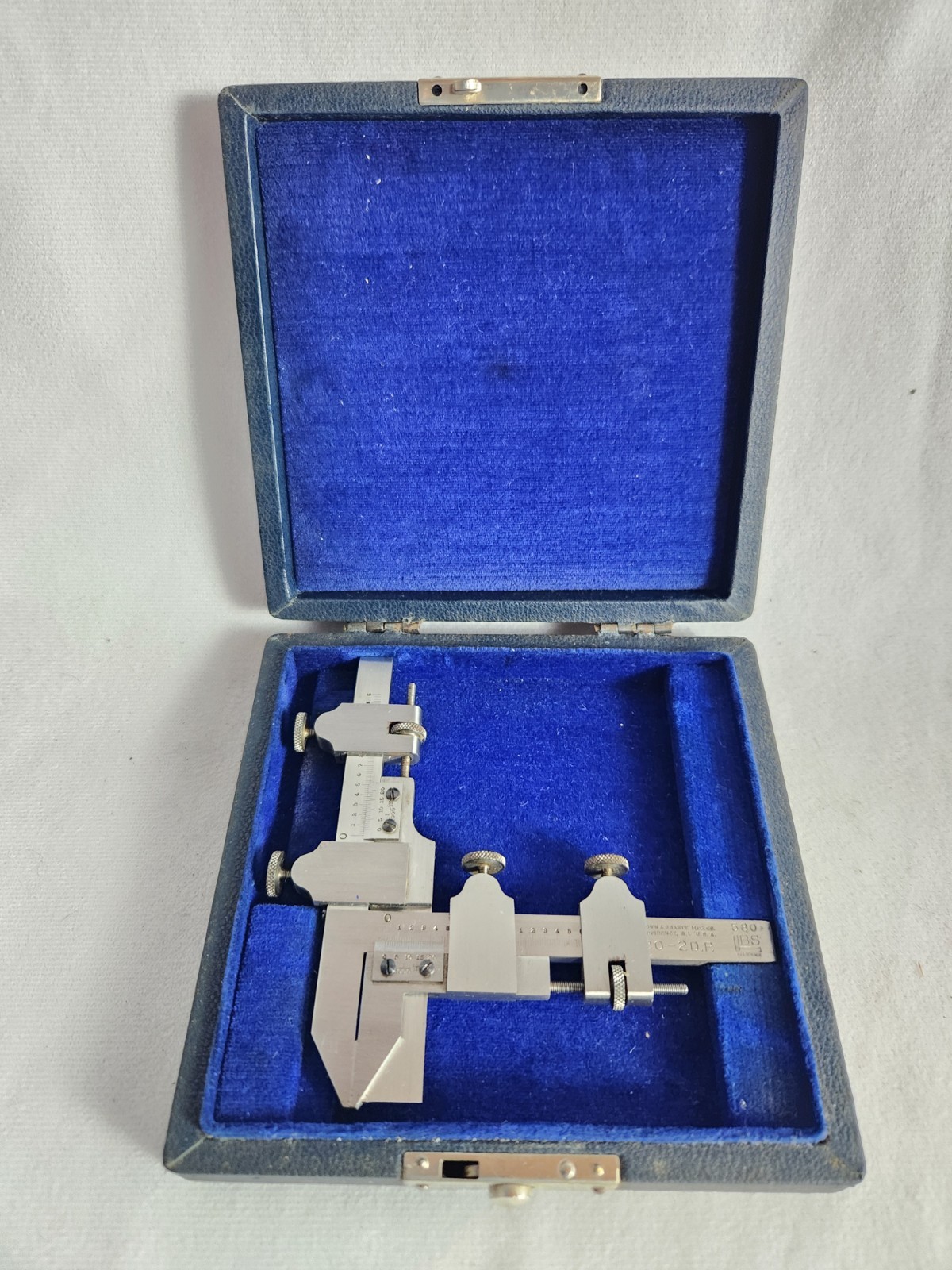 Brown & Sharpe 580 20-2 DP Gear Tooth Vernier Caliper USA Made Machinist Tool