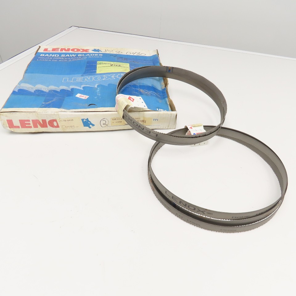 Lenox Band Saw Blade 8-5L 3/4"W .035 6/10 Lot Of 2