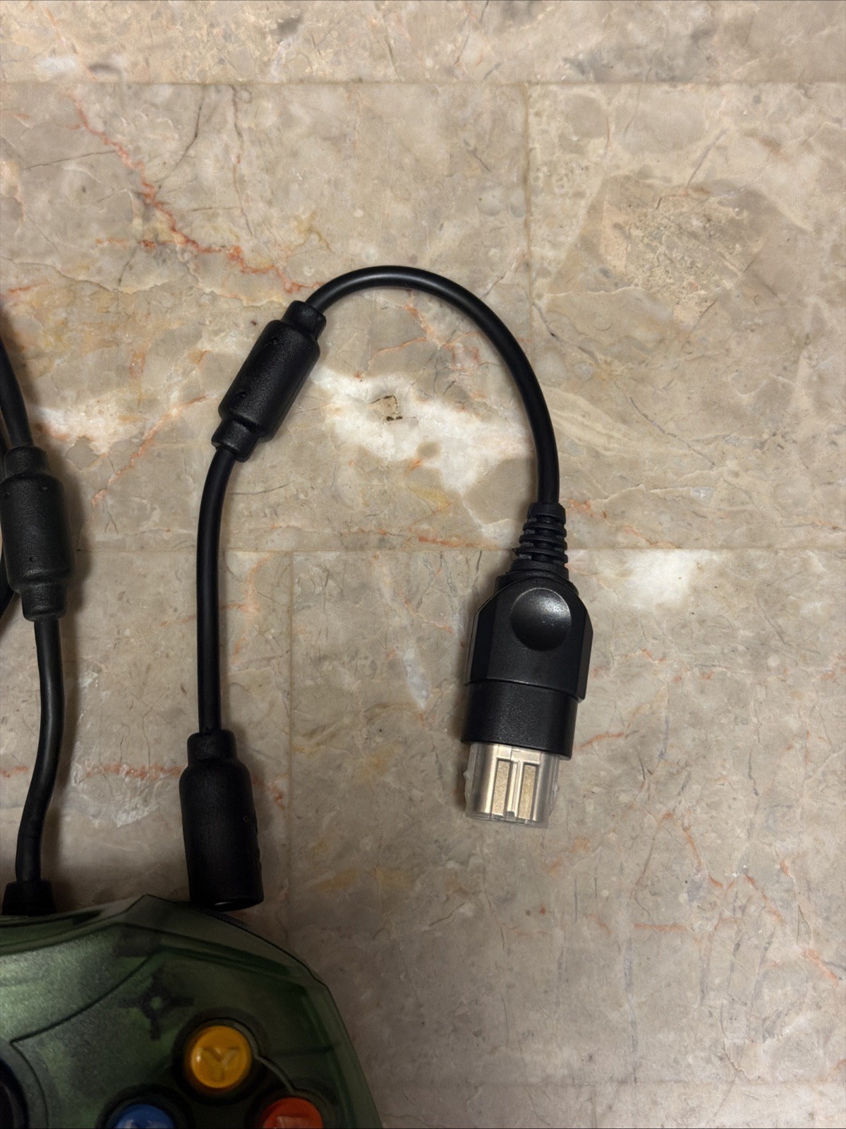 Original Xbox OEM S Type Green Controller New Sticks & Break Cable