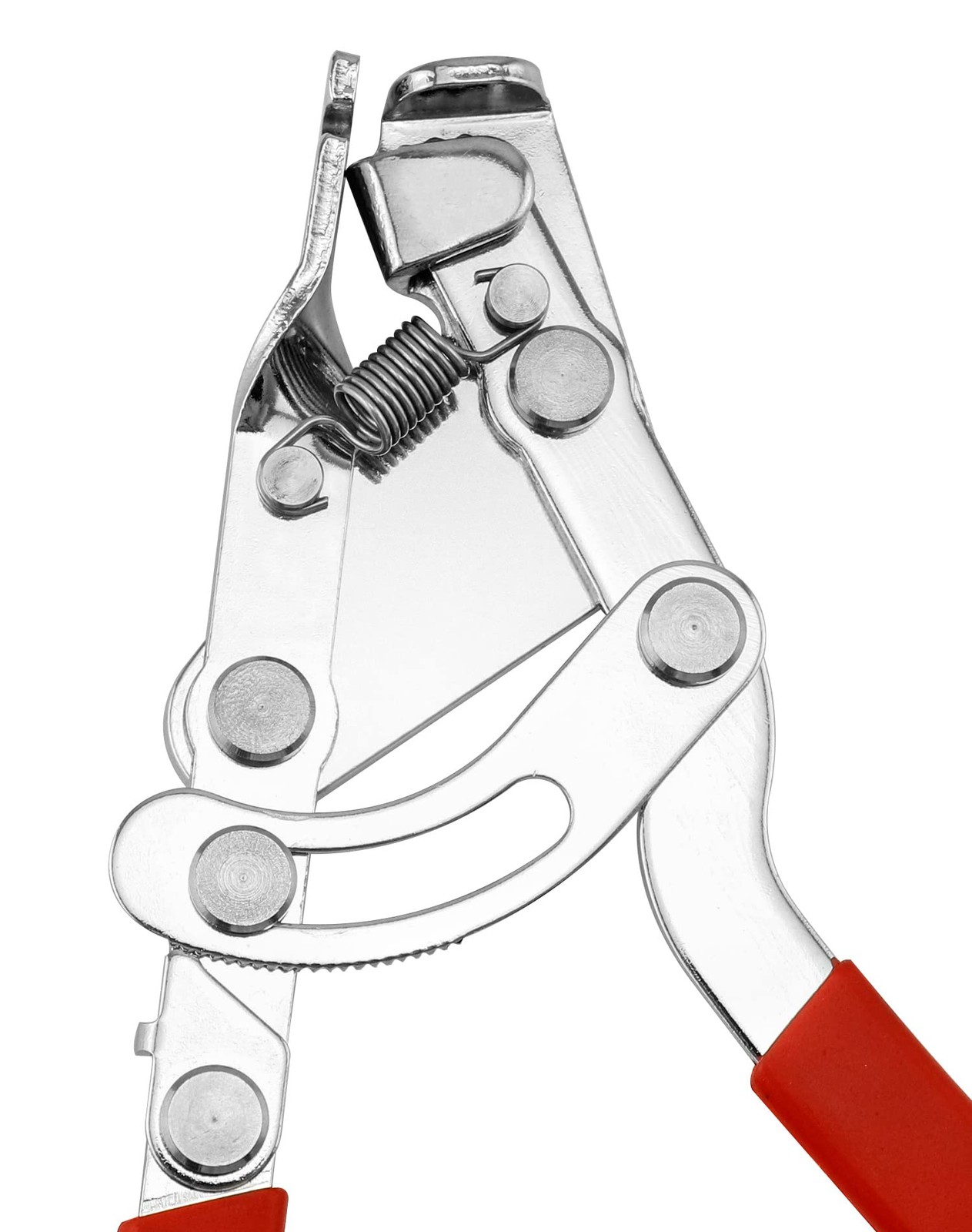 QWORK Fourth Hand Cable Puller, Professional Tension Puller Plier Tool Red