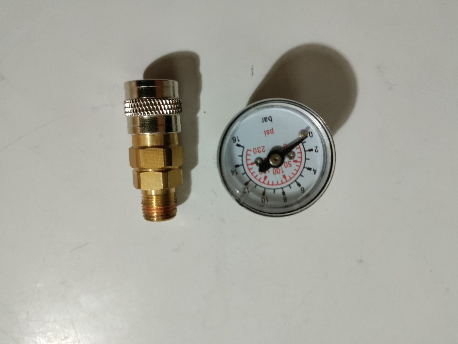 HPA tank gauge and line quick attach replacement great condition