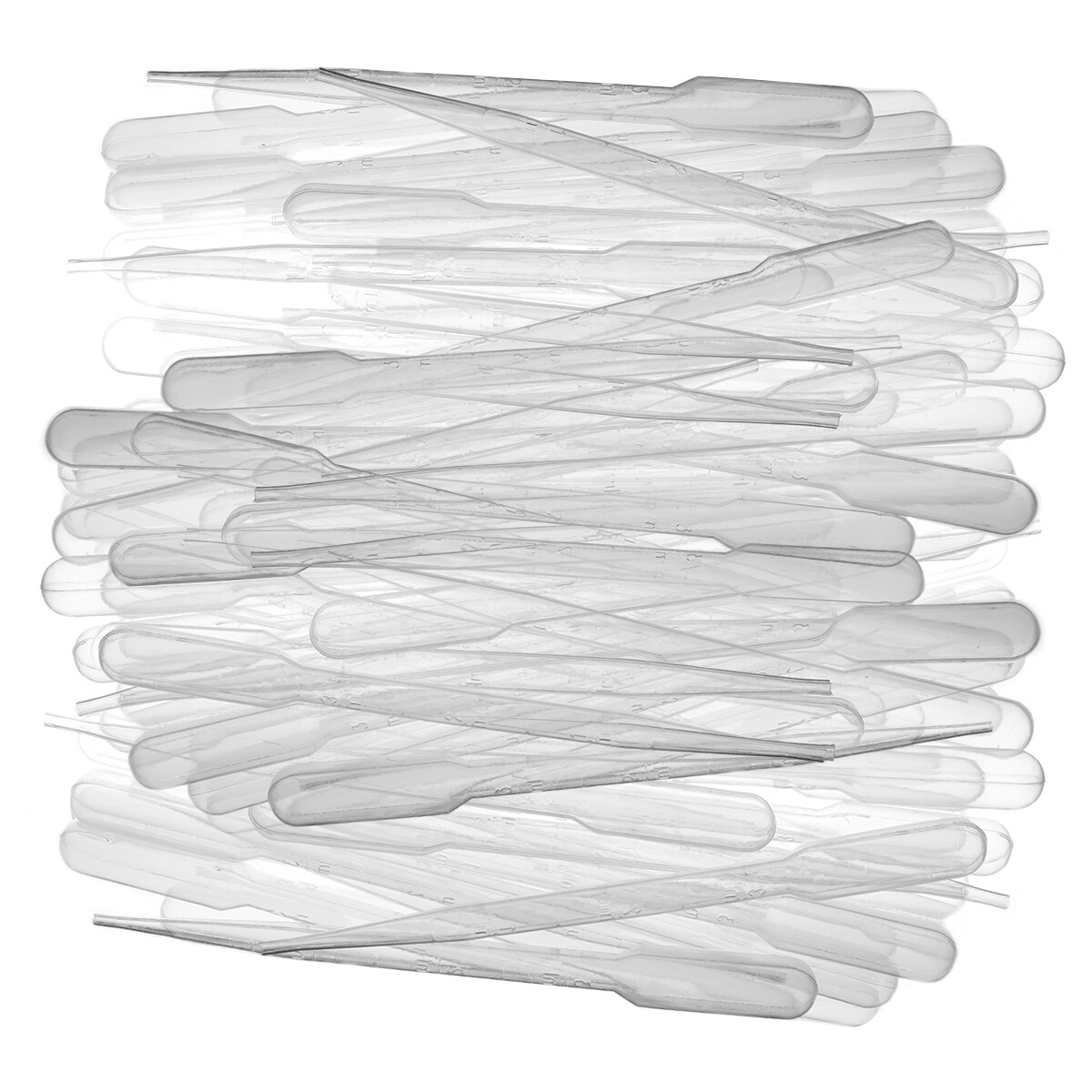 50x 5.5" Plastic Graduated Droppers – Gold Prospecting, Lab, Essential Oils