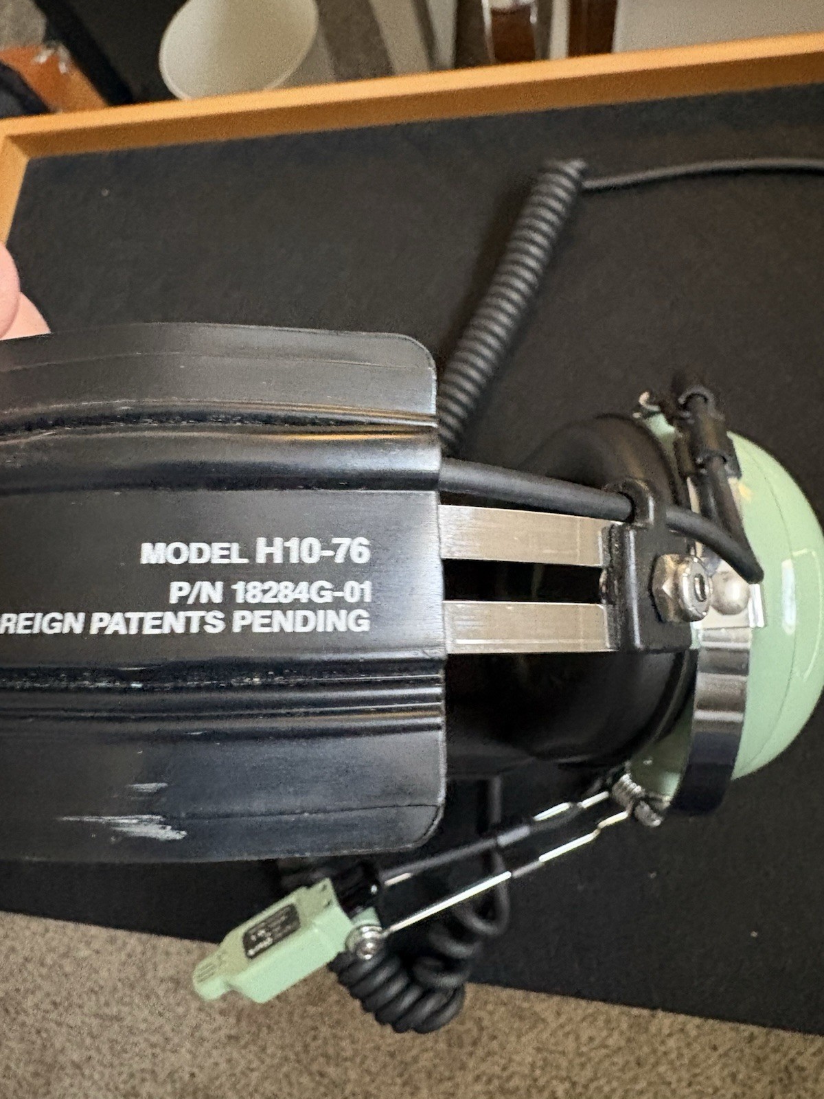 David Clark Aviation Headset with U174 helo plug and M4 mic