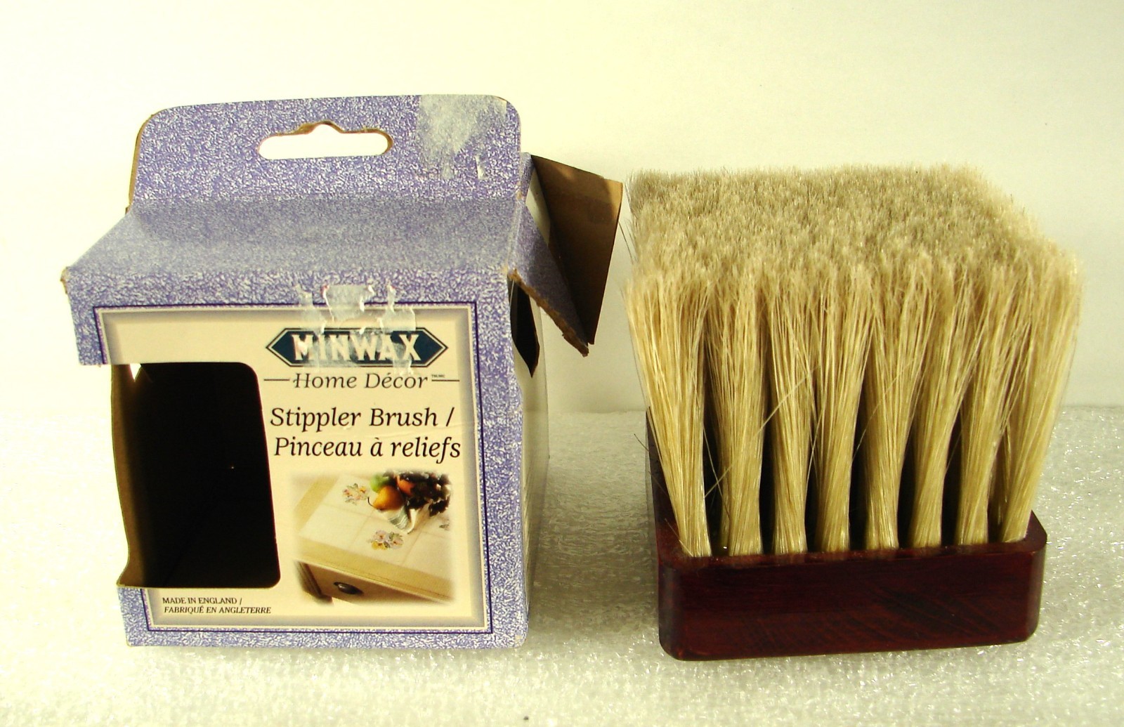 Minwax Home Decor Stippler  Brush, made in England ~ New