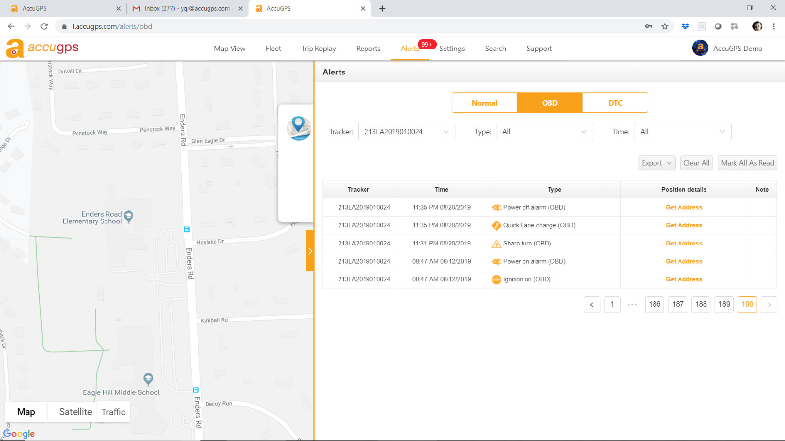 OBD II Smart GPS Tracker with one year subscription