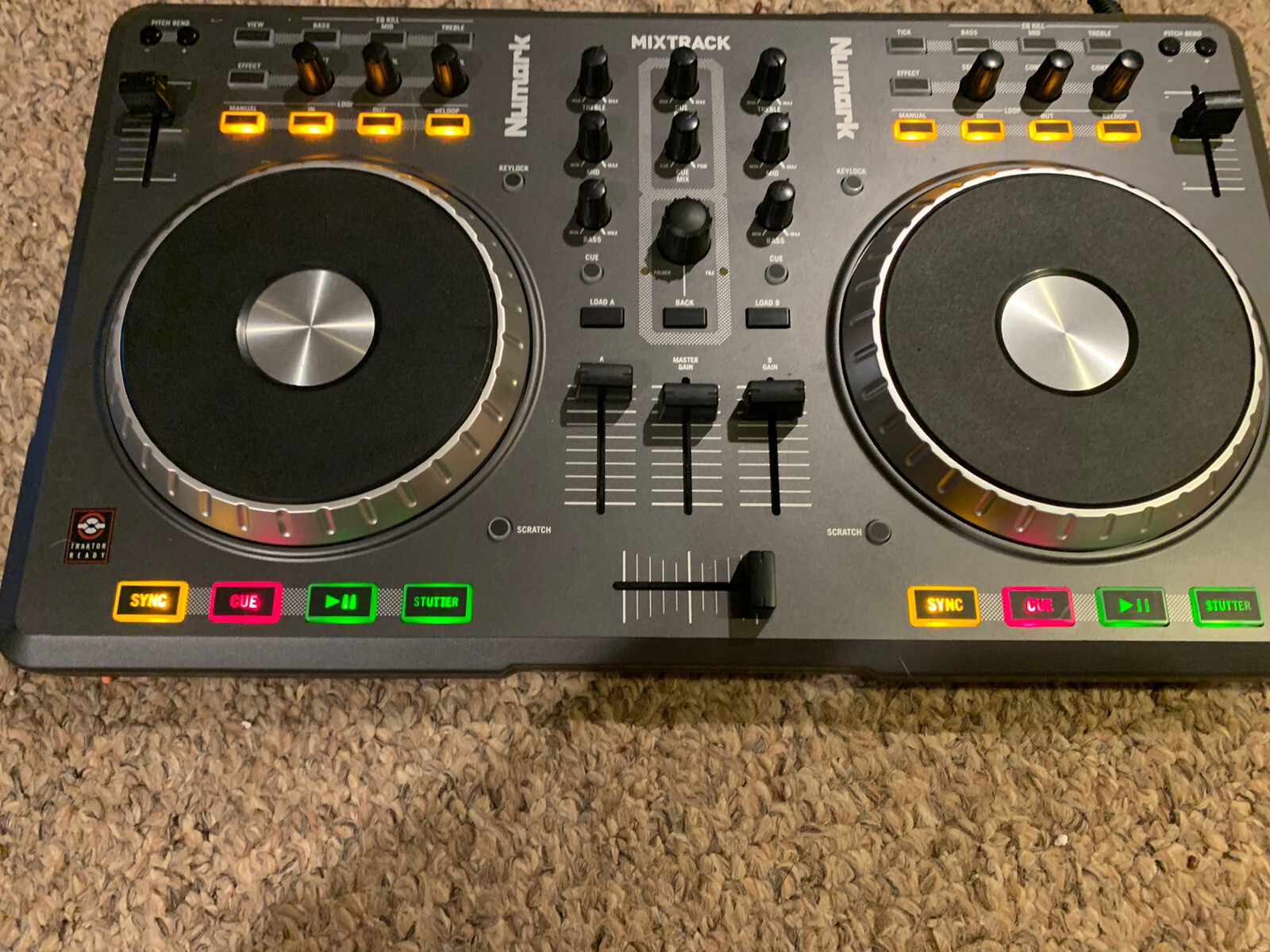 Numark DJ software controller TrakTor LE included software w original box TESTED