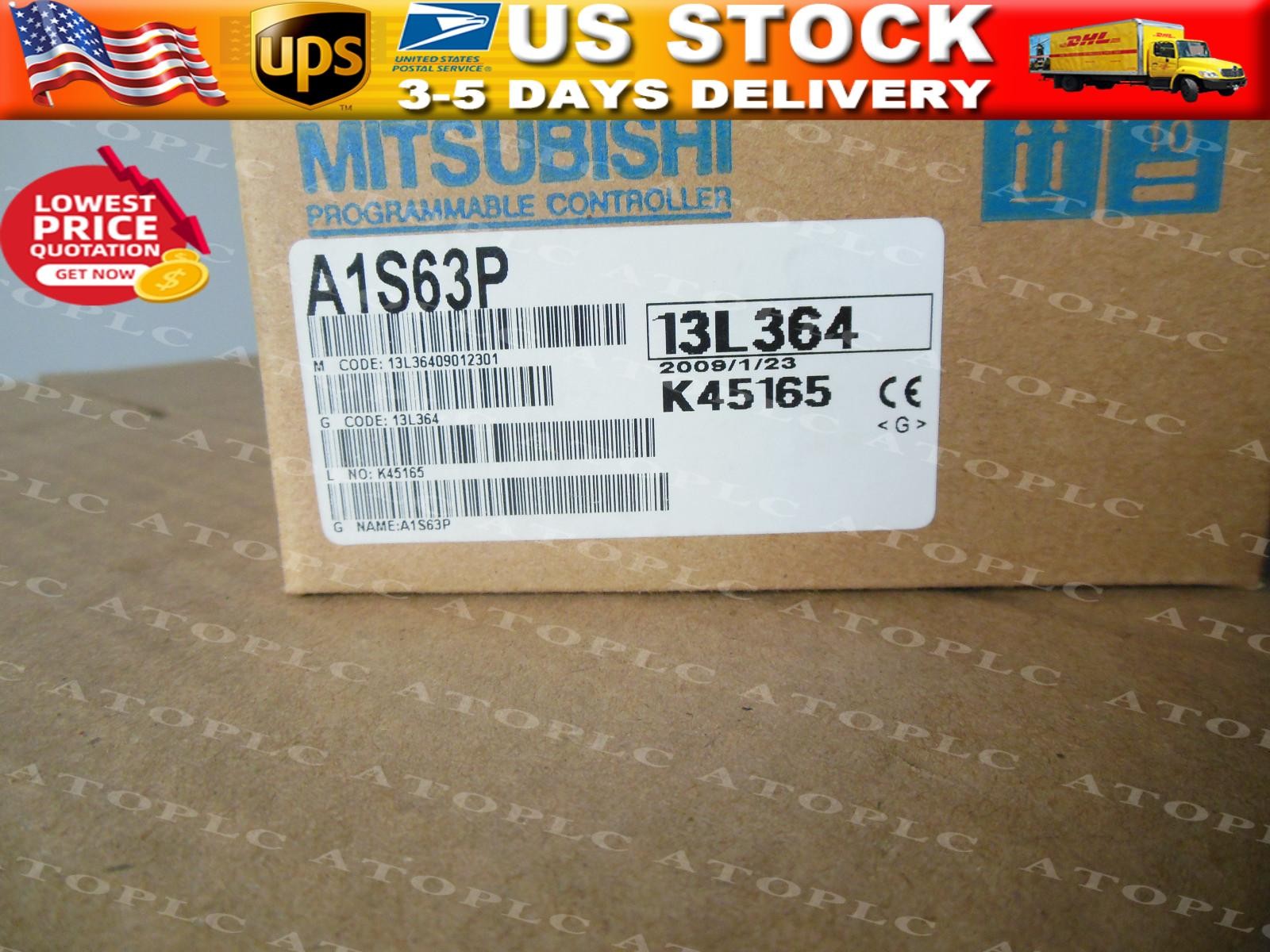 MITSUBISHI PLC A1S63P FREE EXPEDITED SHIPPING NEW
