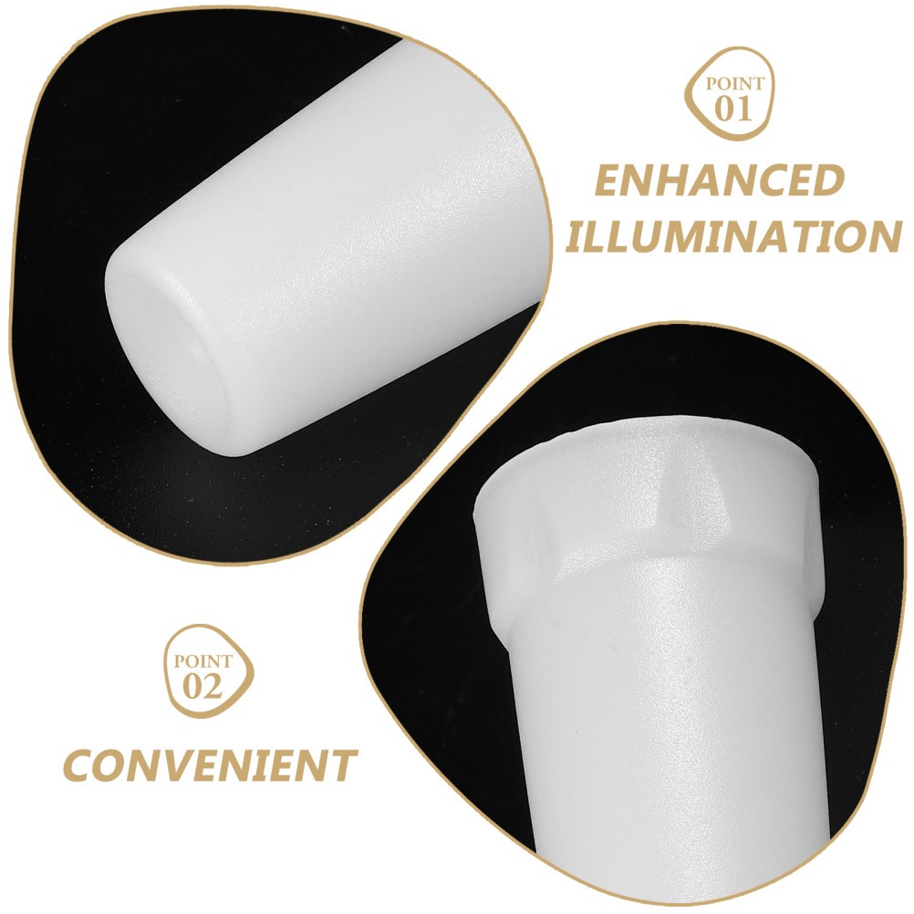 White Light Diffuser for Reading Flashlight Cap Camping Attachment