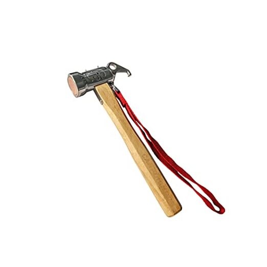 CAMPINGMOON Camping Hammer Peg Tent Stake Built-in Pure Copper Head Hammer (C5)