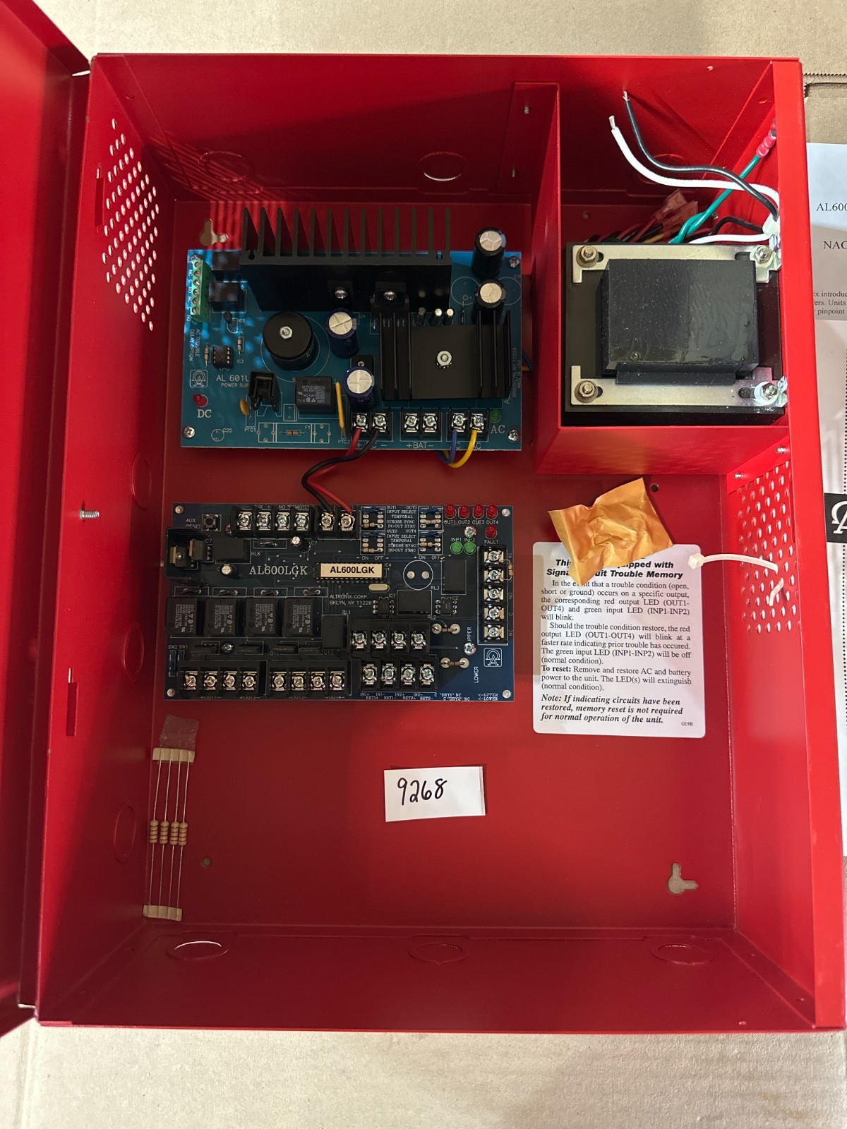 ALTRONIX AL600UL-ADA UL LISTED ADA FIRE ALARM - NO LOCK