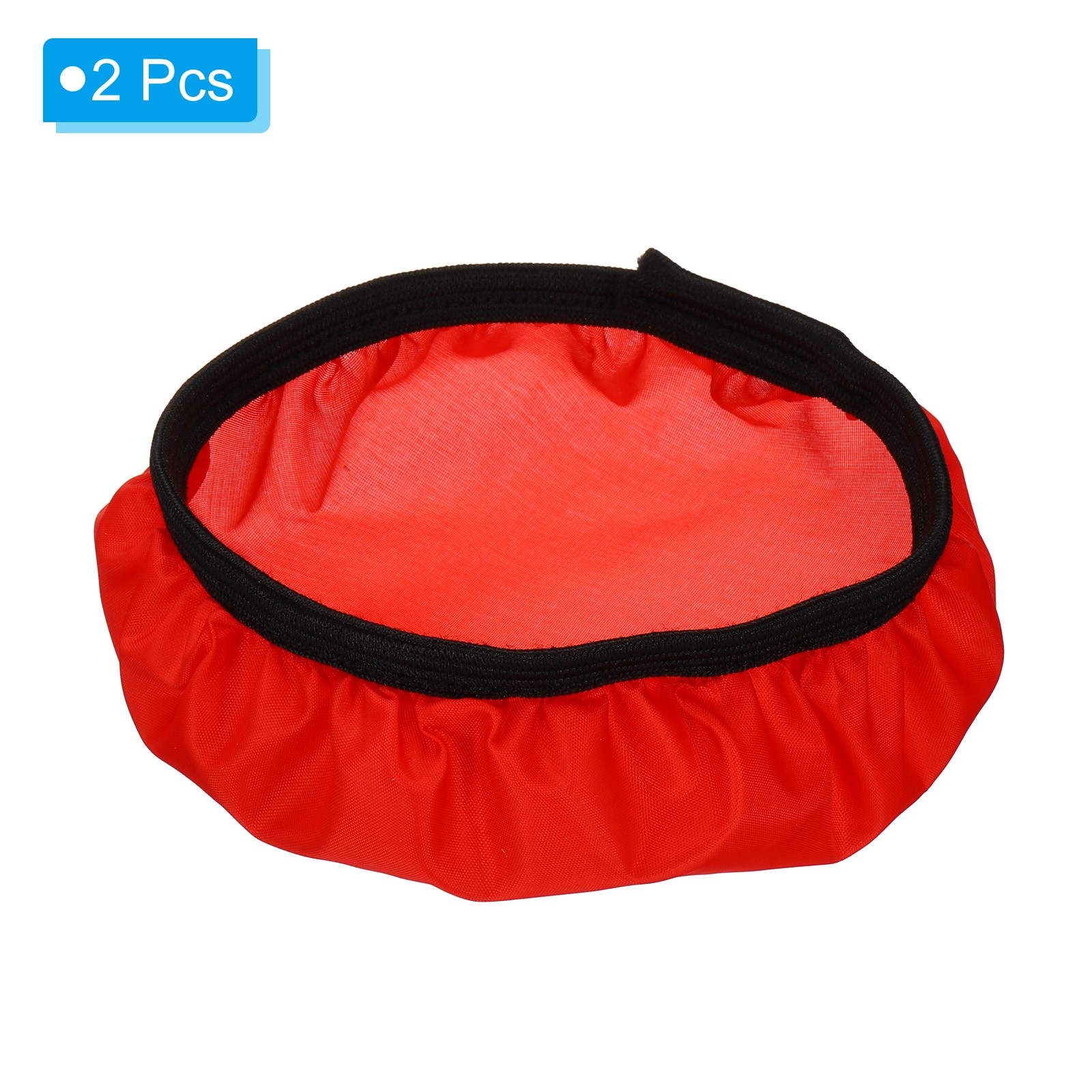 2pcs 7" 18cm Soft Diffuser Lamp Cover Light Strobe Reflector Lamp Sock Red