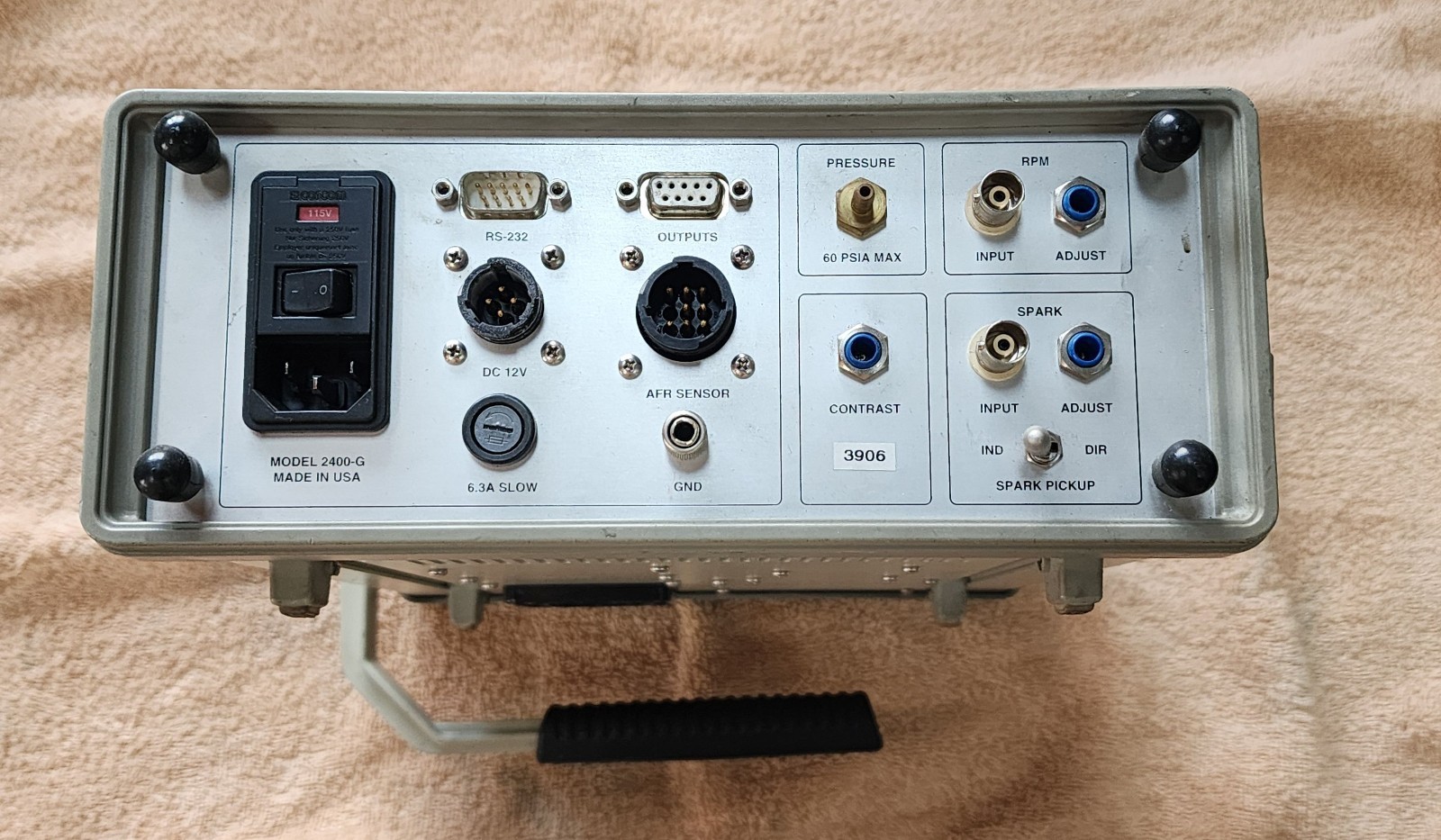 ECM AFRecorder 2400G AFR lambda wideband meter w RPM ignition spark timing MAP