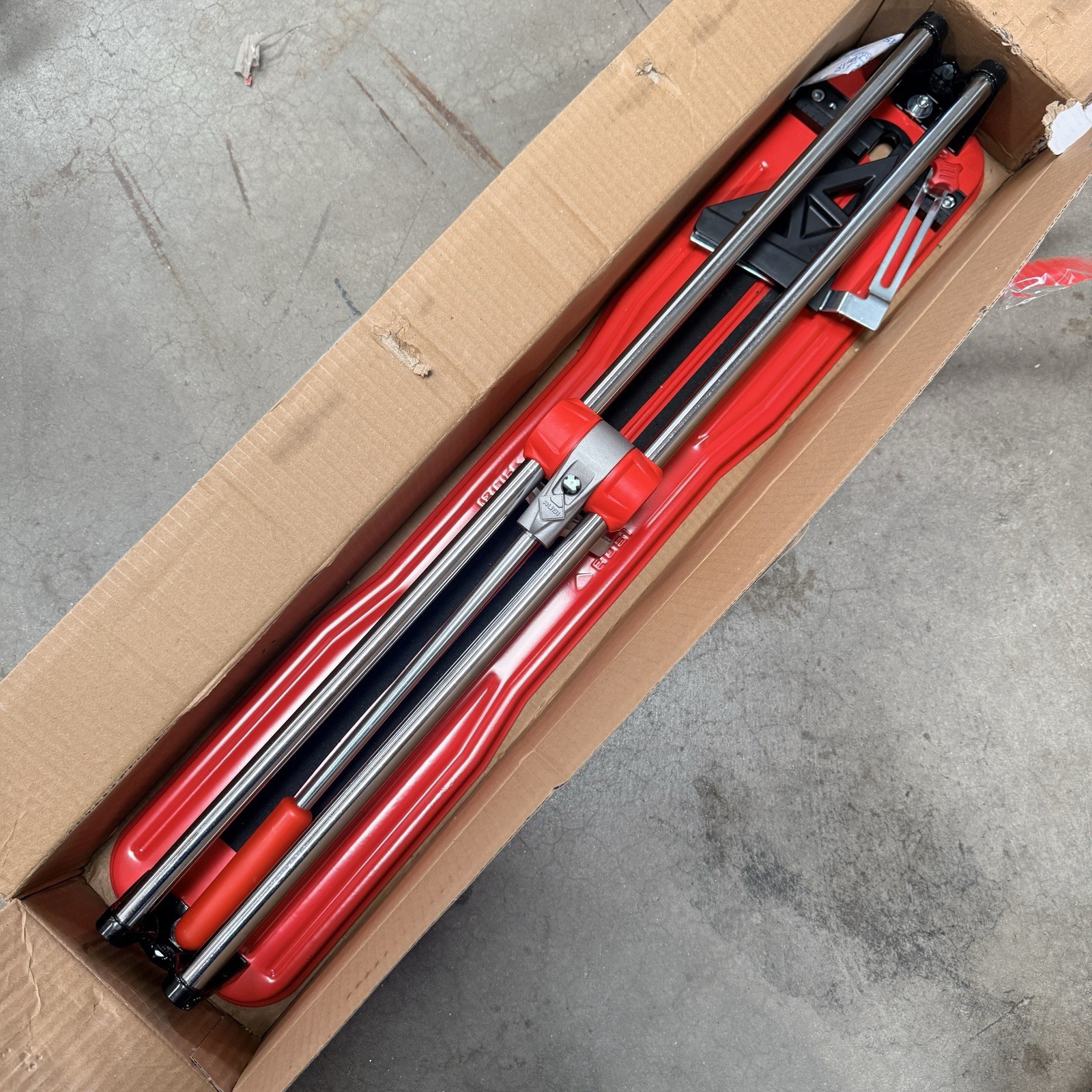 Rubi Practic 61 Plus-24 in. Tile Cutter with Tungsten Carbide Blade&Roller Guide
