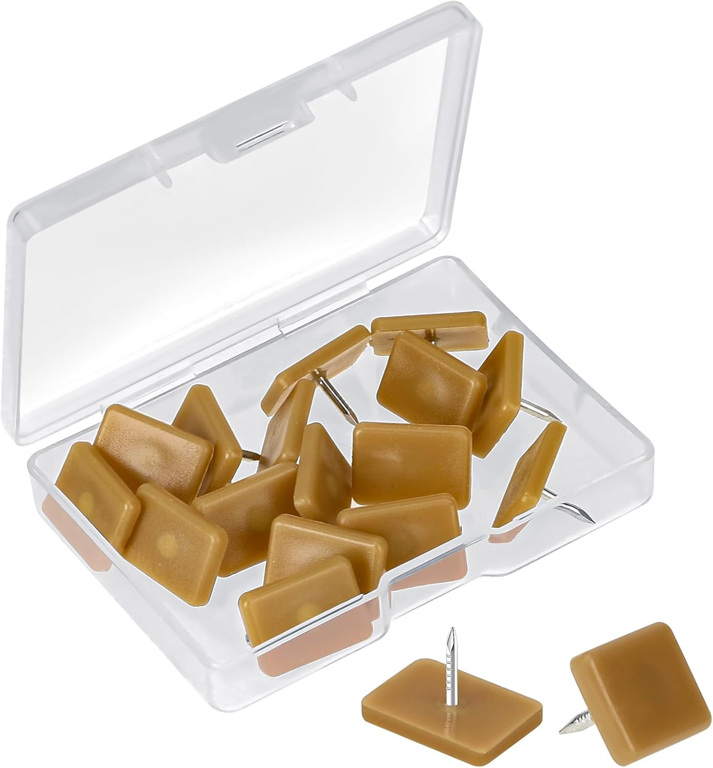 16 Pcs Tack-In Drawer Glides Plastic Furniture Sliders for Repairing Dressers