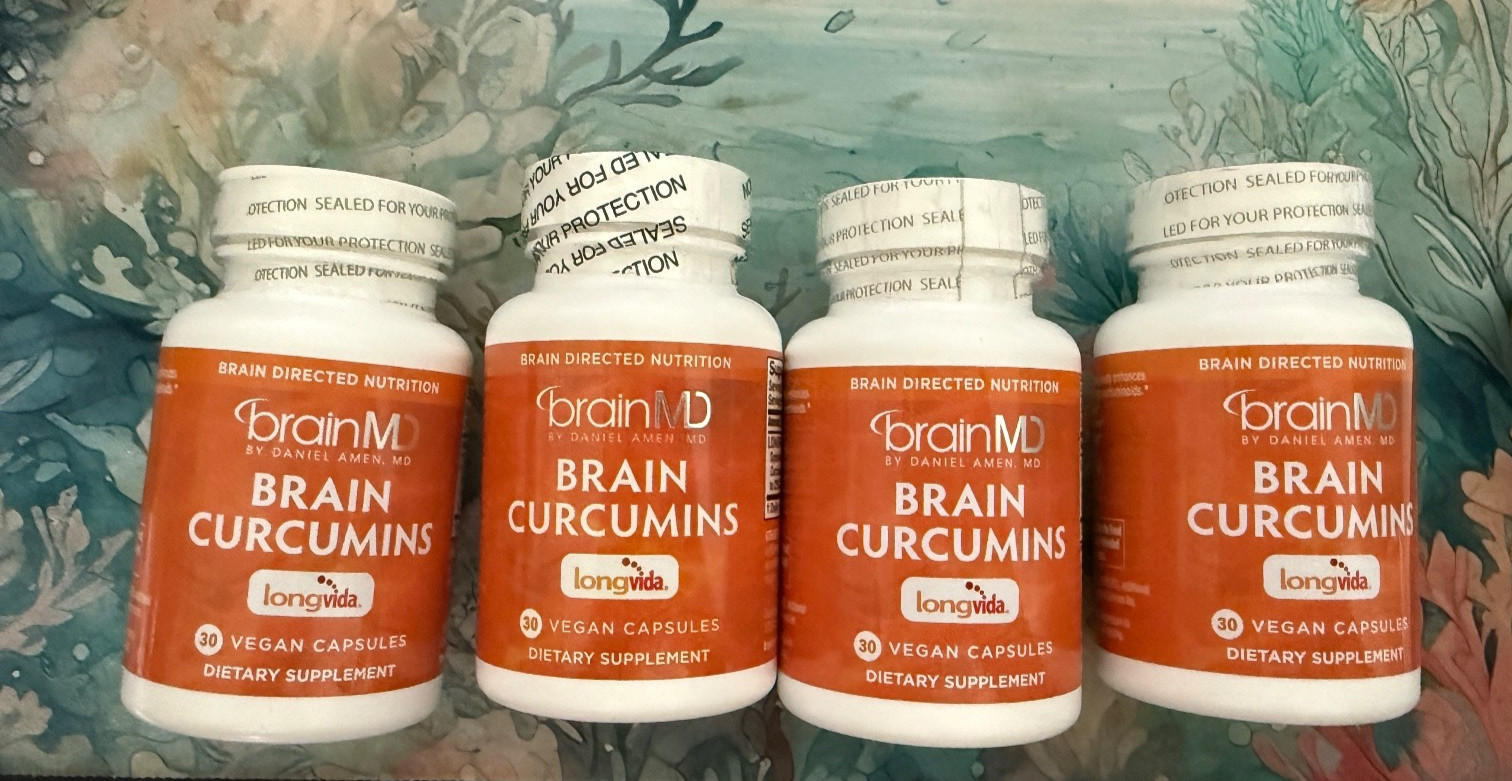 BrainMD Brain Curcumins  4 BOTTLES NEW & SEALED