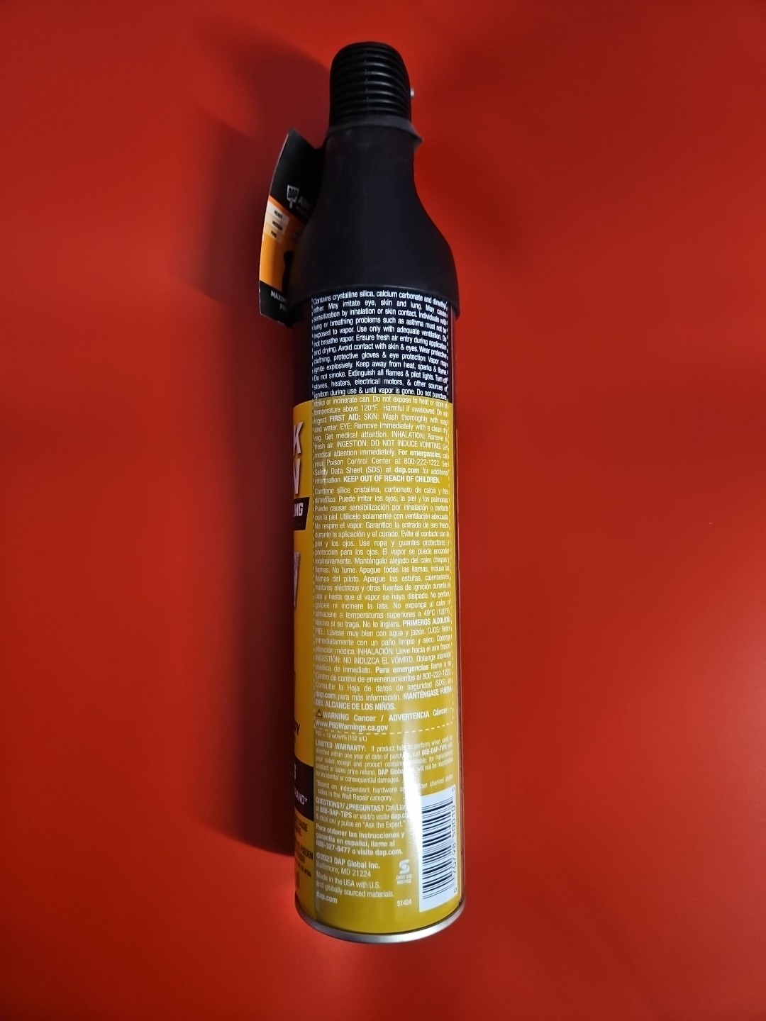 DAP Knockdown Water Based 2 in 1 Wall & Ceiling Texture Wide Spray - 25 Oz - NEW