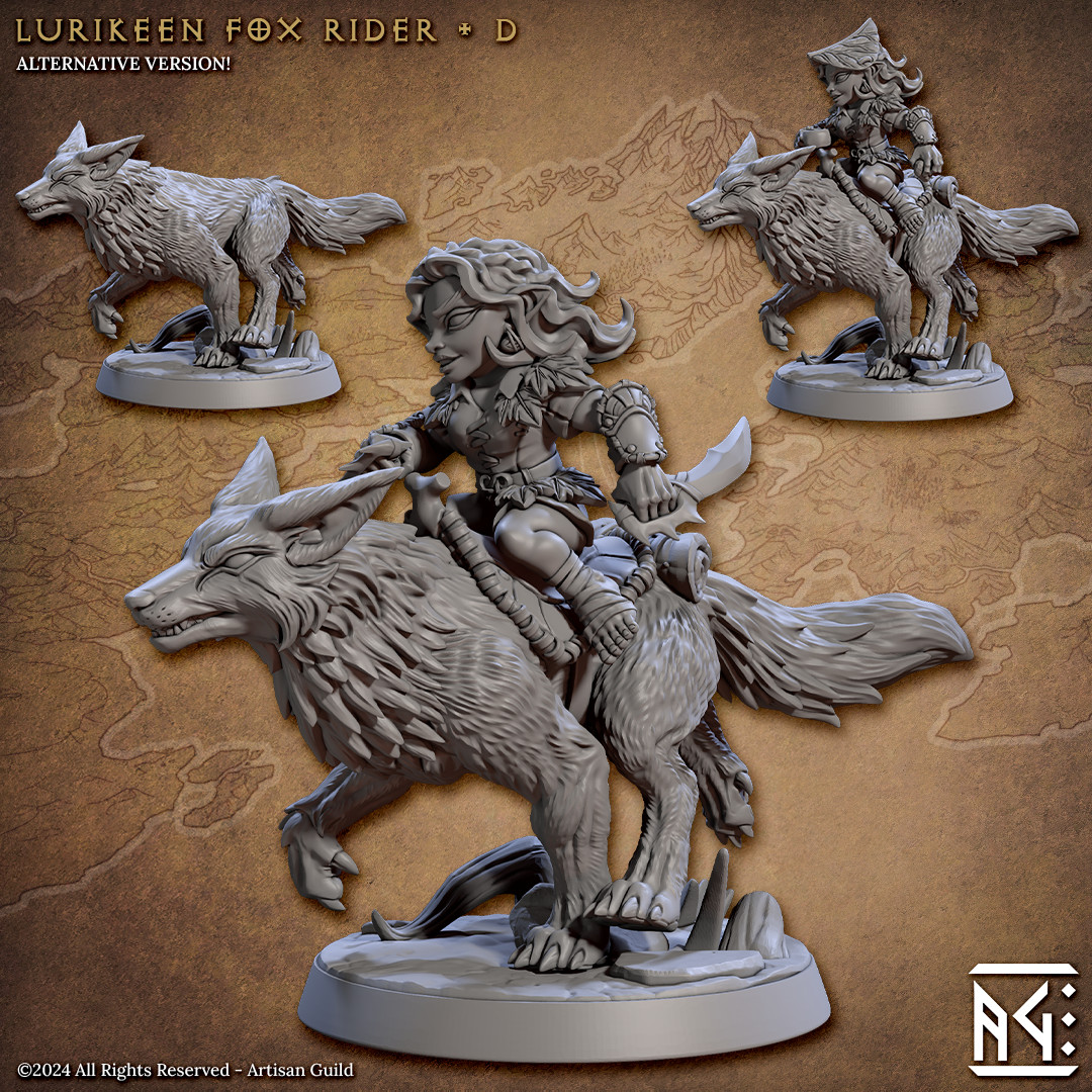 Lurikeen Fox Rider - Rogue - Artisan Guild - Dungeons and Dragons