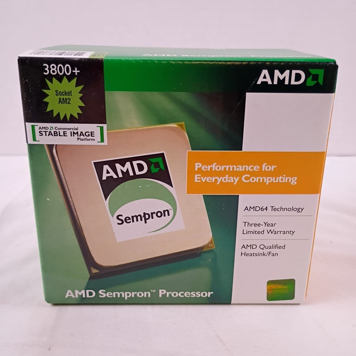 AMD Sempron Processor with 256KB Cache 3800+ Socket AM2 Brand New in Box