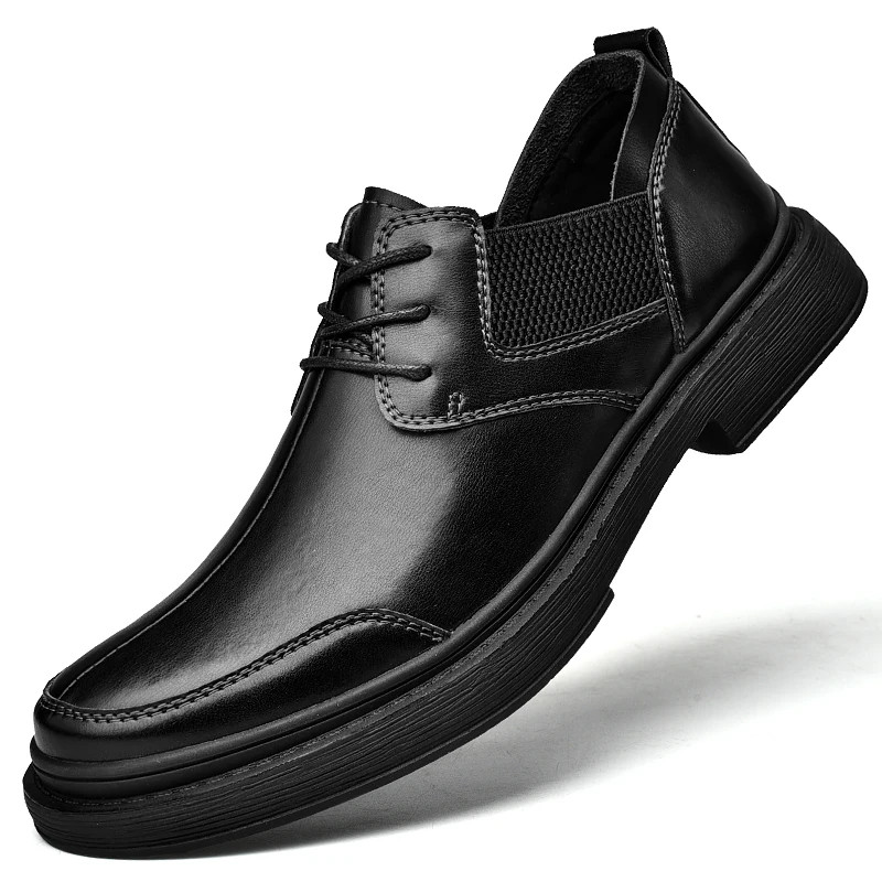 Cow Genuine Leather Oxford Dress Office Business Shoes for Men Footwear