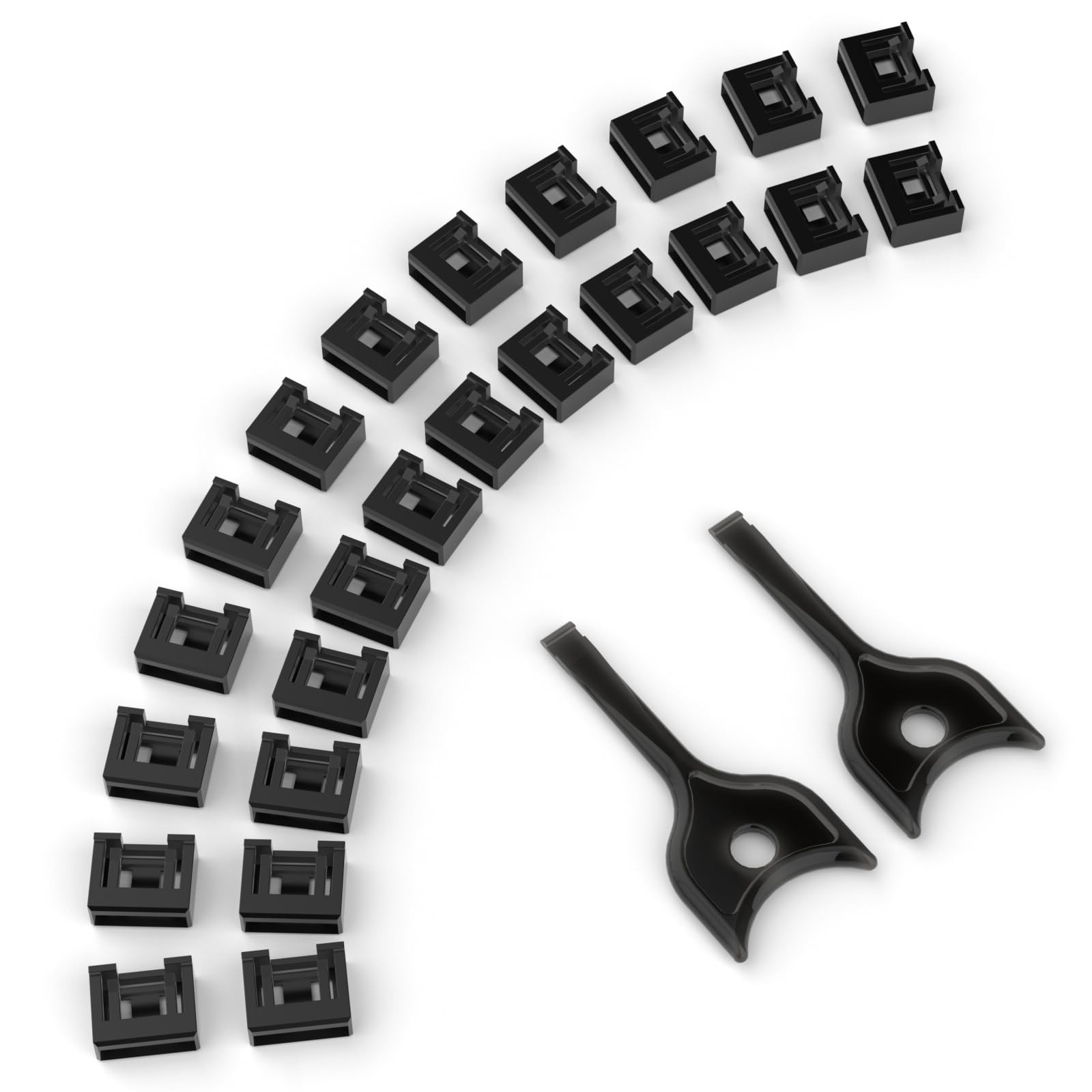 24-Pack USB-A Port Locks with 2 Keys,Laptop Security Locks for Physical Secur...