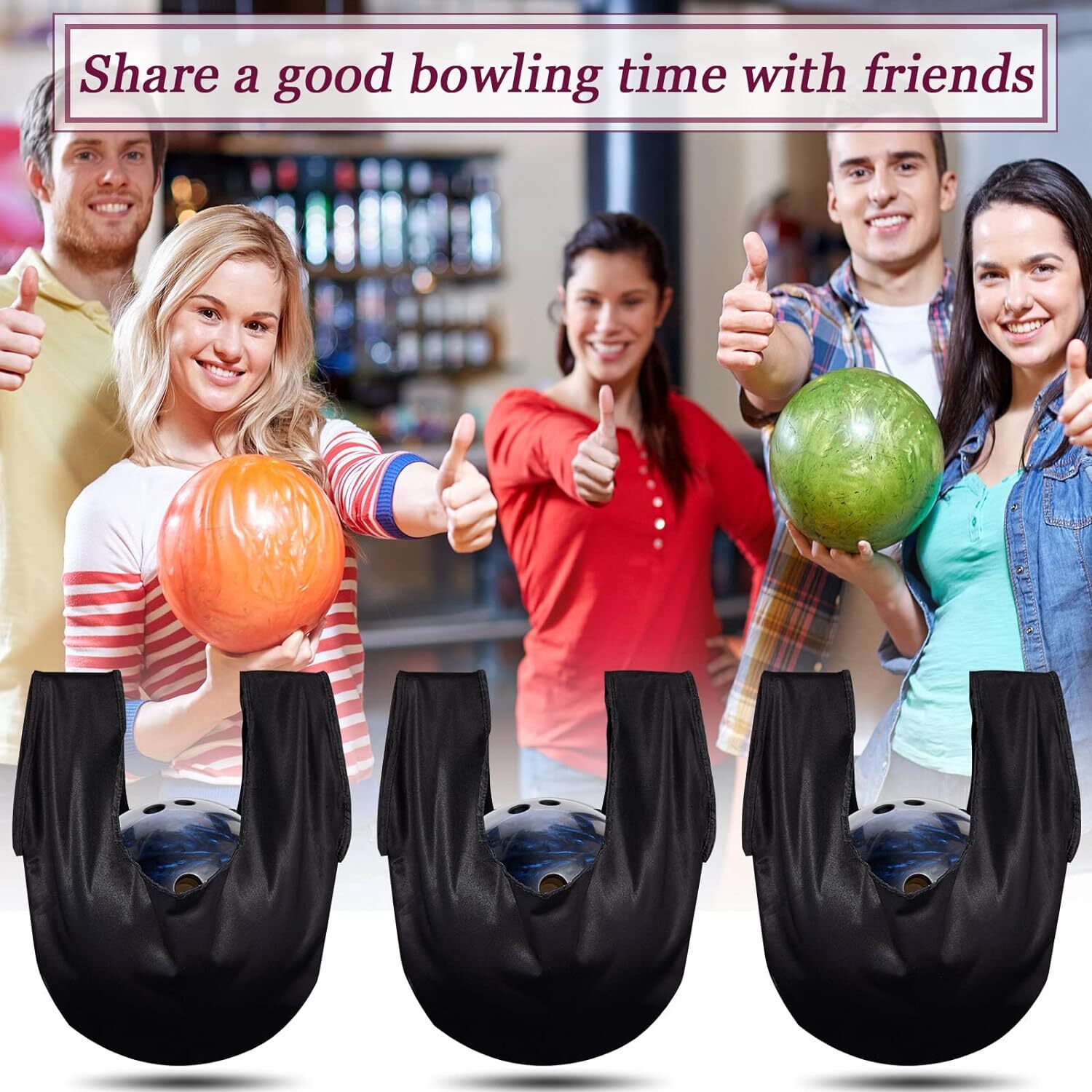 3 Pack Bola De Bolos Balancin Lavable Bola De Bolos Toalla Bola De Bolos Negr...