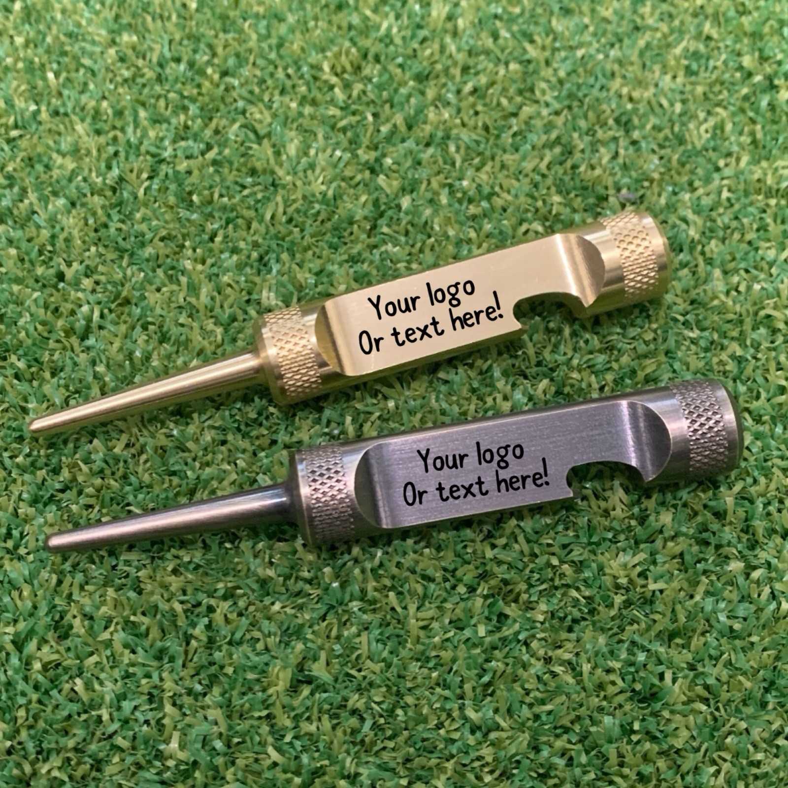 CNC Divot Tool- Solid Brass Bottle Opener! Made in USA! Laser Engraved!