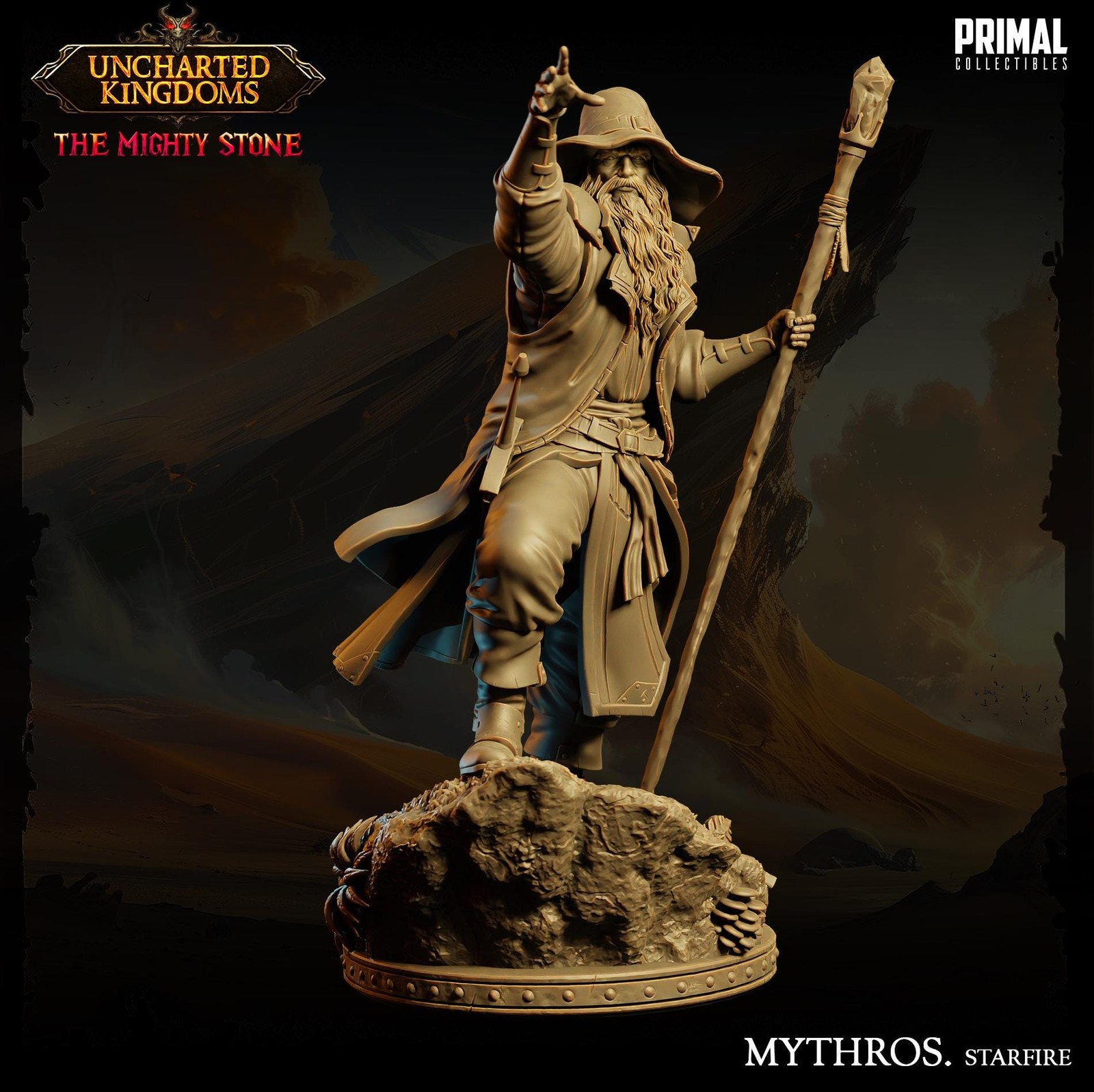 Human Wizard Mythros Starfire | Primal Collectibles