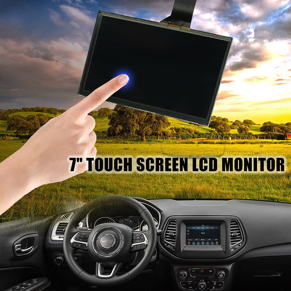 7" LCD Display Touch Screen For 2017-2020 Jeep Compass Radio Navigation Replace