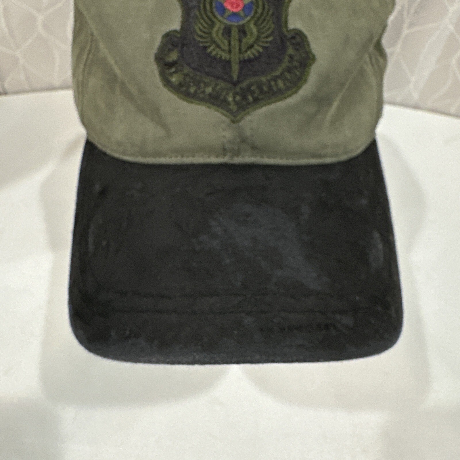 Special Operations Hat Cap Olive Green With Black Bill Strap Buckle