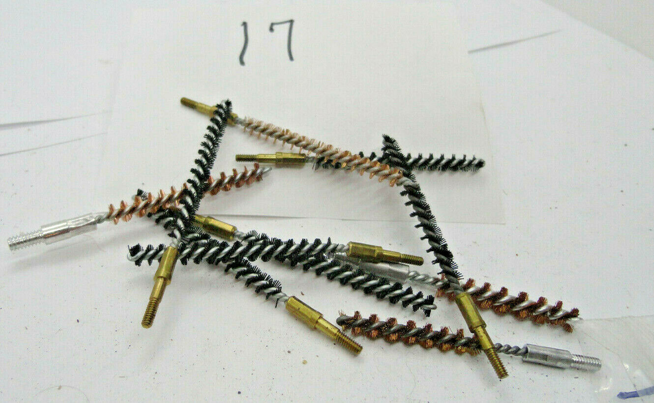17 cal nylo brush new ten (10) w/5-40 Threads, Tiny end for 17 cal rod